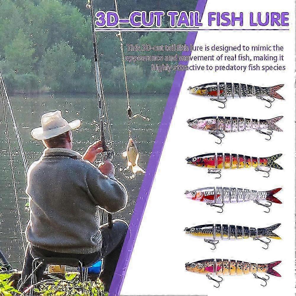 Mehrgliedrige Angelköder, Swimbaits Sinkende Wobbler, Hartköder, Crankbaits