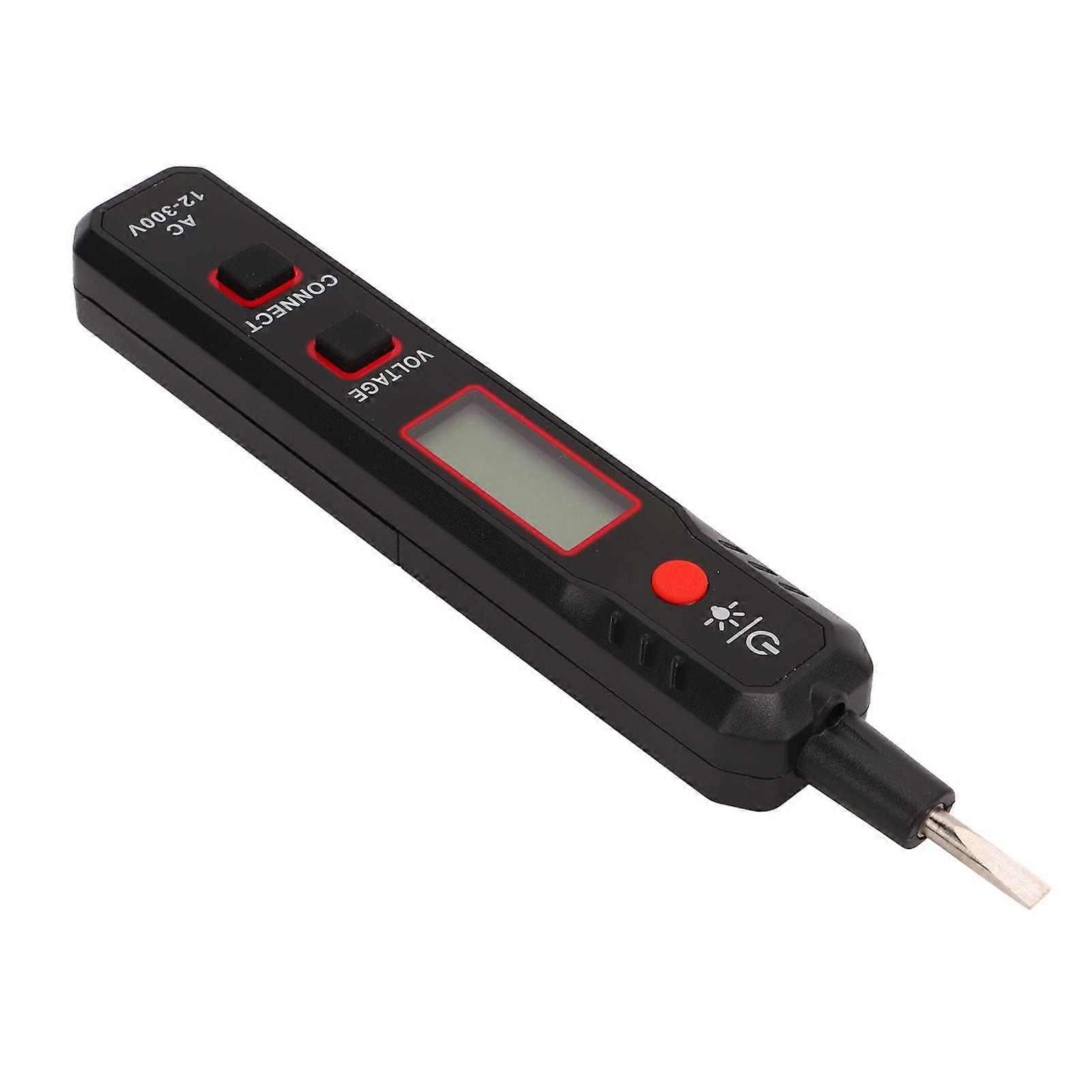 AC Voltage Tester, Portable Electrical Tester, Adjustable Sensitivity, LED Indicator, Beep Alert for Safe Electrical Troubleshooting
