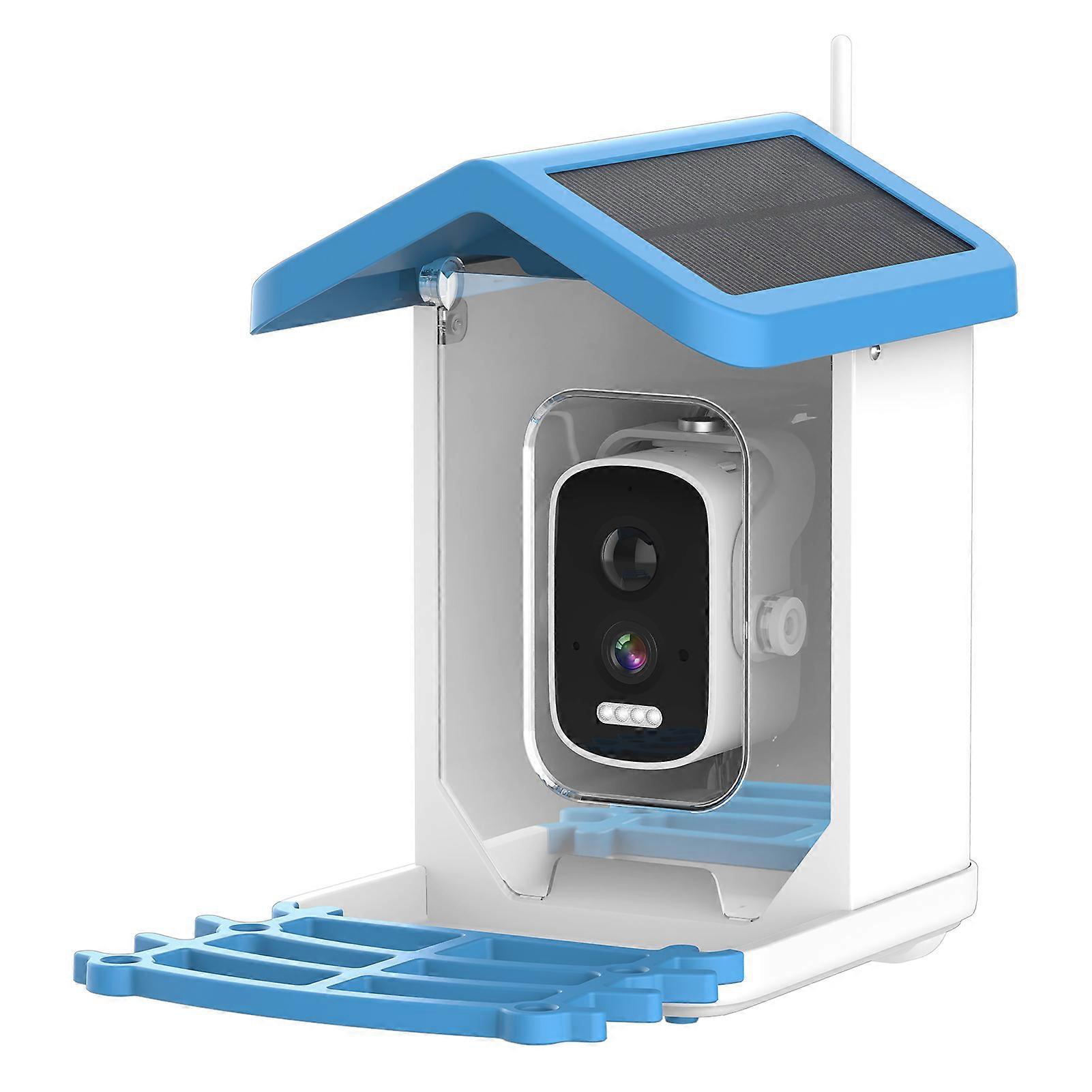 Solar Bird Feeder with 5MP Camera 4000mAh Multicolor 31.5x25.2x16.2cm