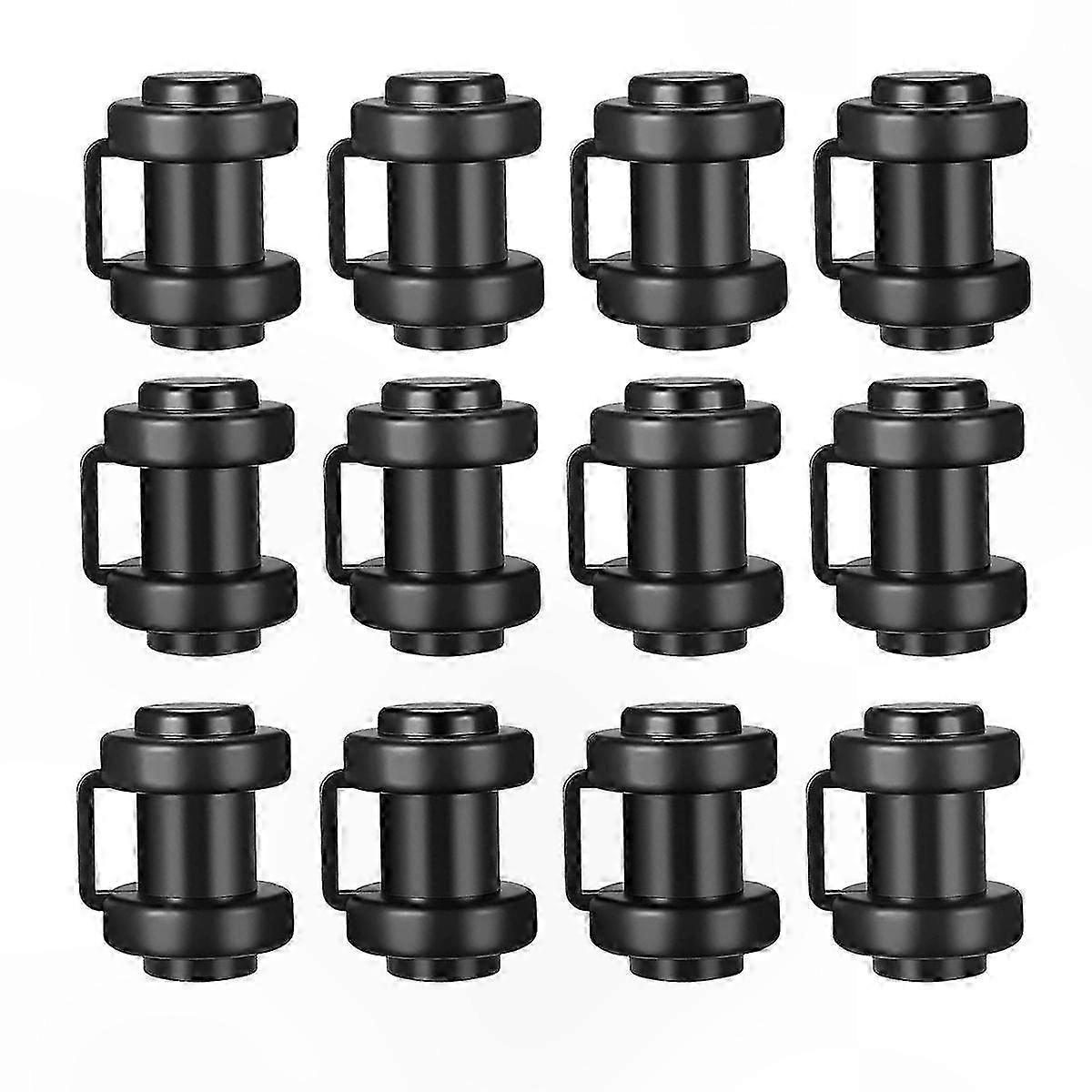 Trampoline Safety Set - 12 Replacement Pole Caps for Enclosure Frames, Protective Accessories