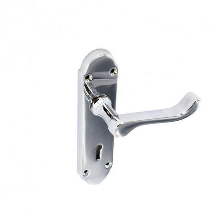 Securit Chrome formede låsehåndtag (1 par)