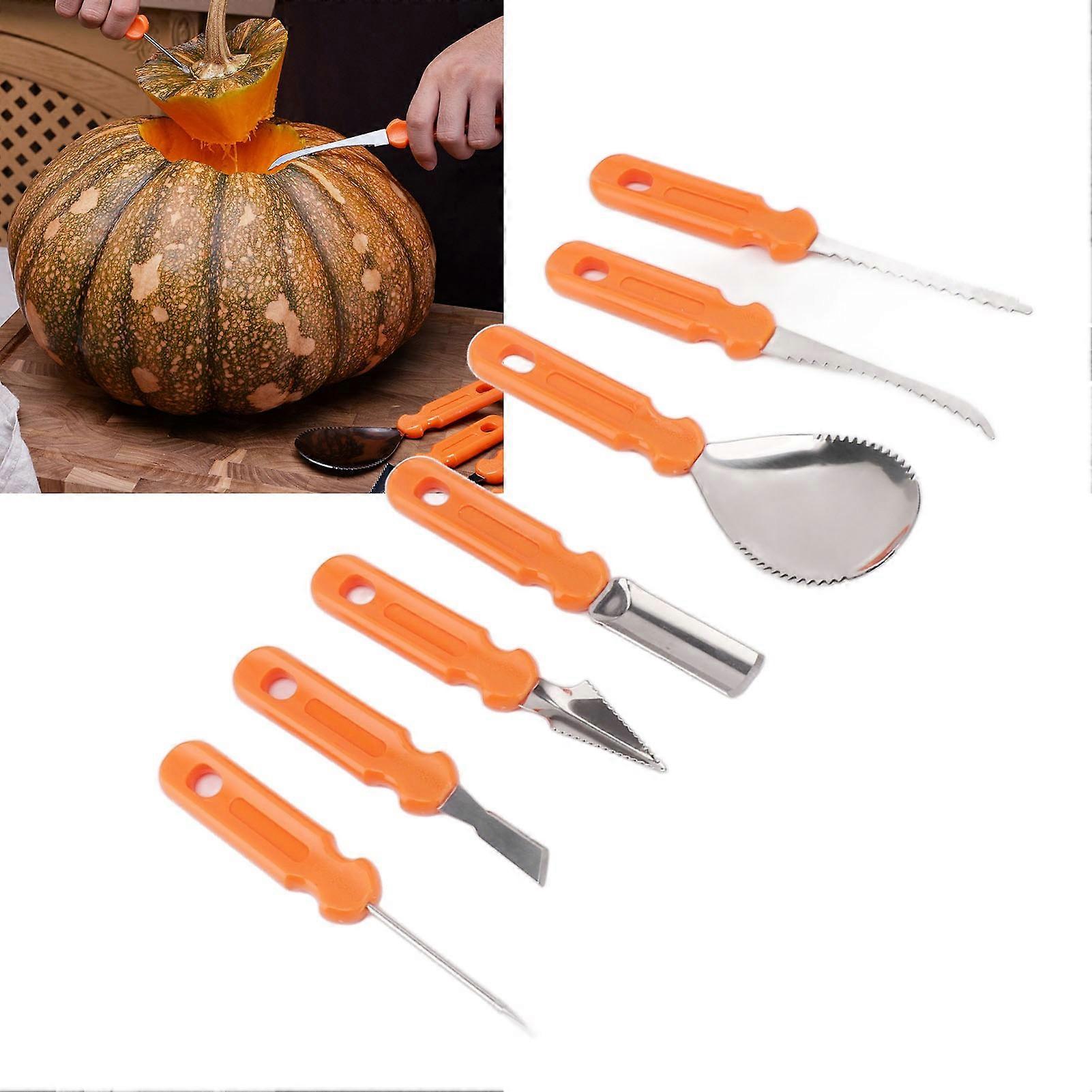 Halloween Pumpkin Carving Tools Kit Stainless Steel Set 7.9oz