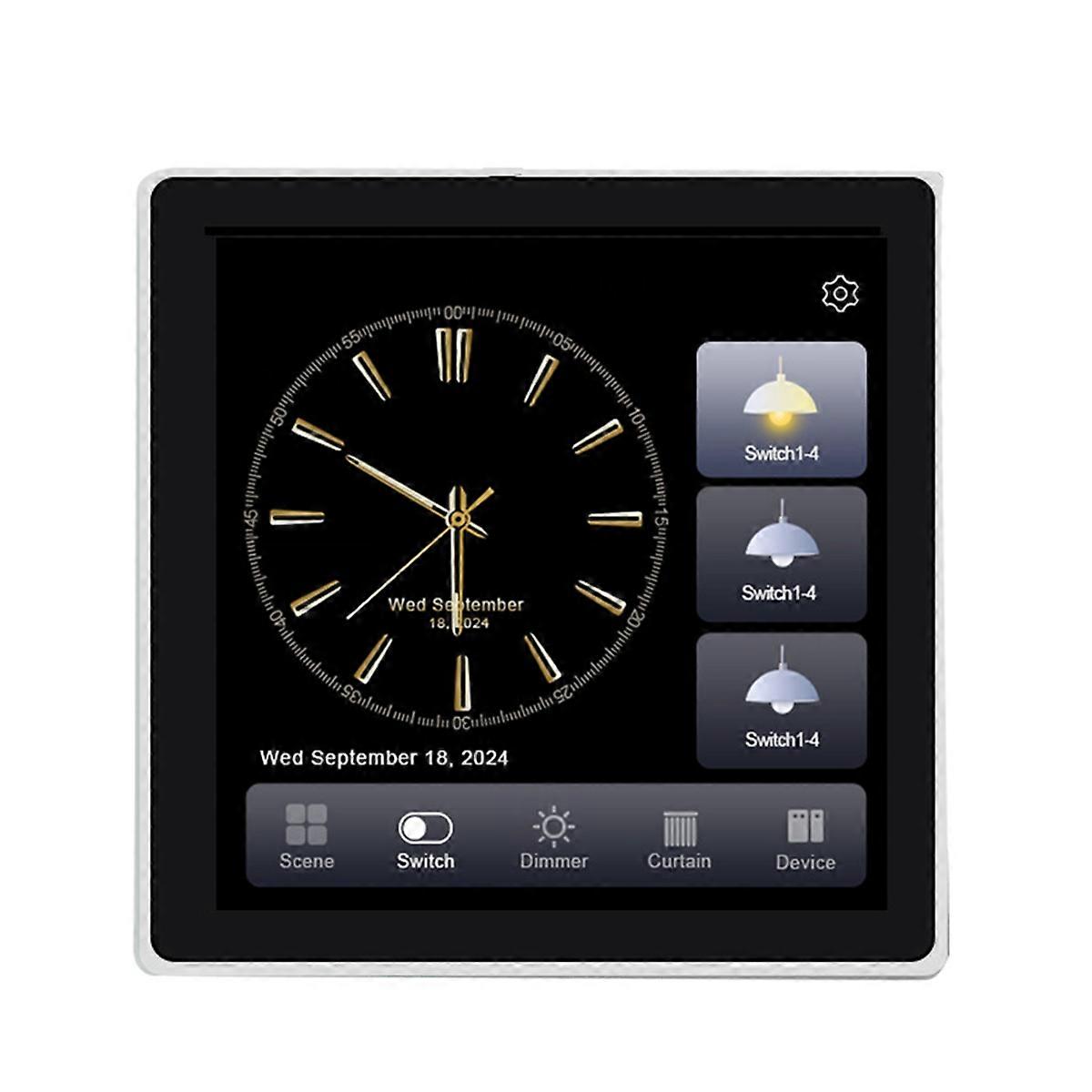 Tuya T3E Pro Smart Control Panel Switch Touch Screen Panel White