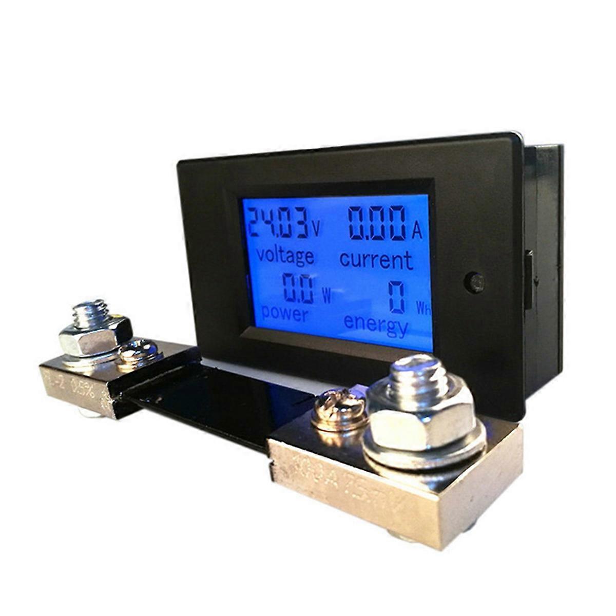 DC6.5-100V 0-100A LCD Display Digital Current Voltage Power Energy Meter Multimeter Ammeter Voltmeter 100A Current Shunt