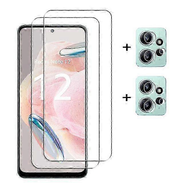 Szkło hartowane do szkła do ekranu Xiaomi Red mi 12 Folia ochronna na obiektyw