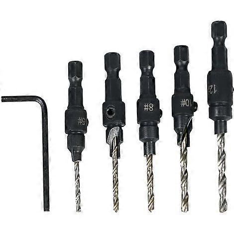 Drill Bit, Hole Opener Kit for Woodworking, 5Pcs