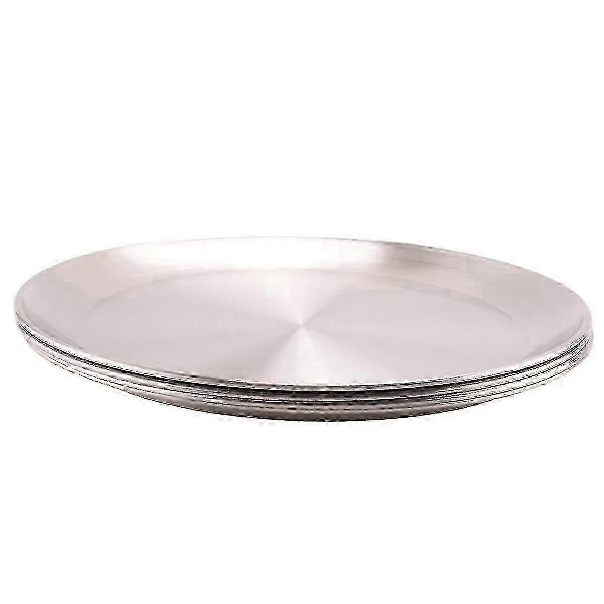 4 Pack 12 Inch Pizza Tray,stainless Steel Pizza Oven Baking Tray,round Pizza Baking Sheet,for Bakin Js
