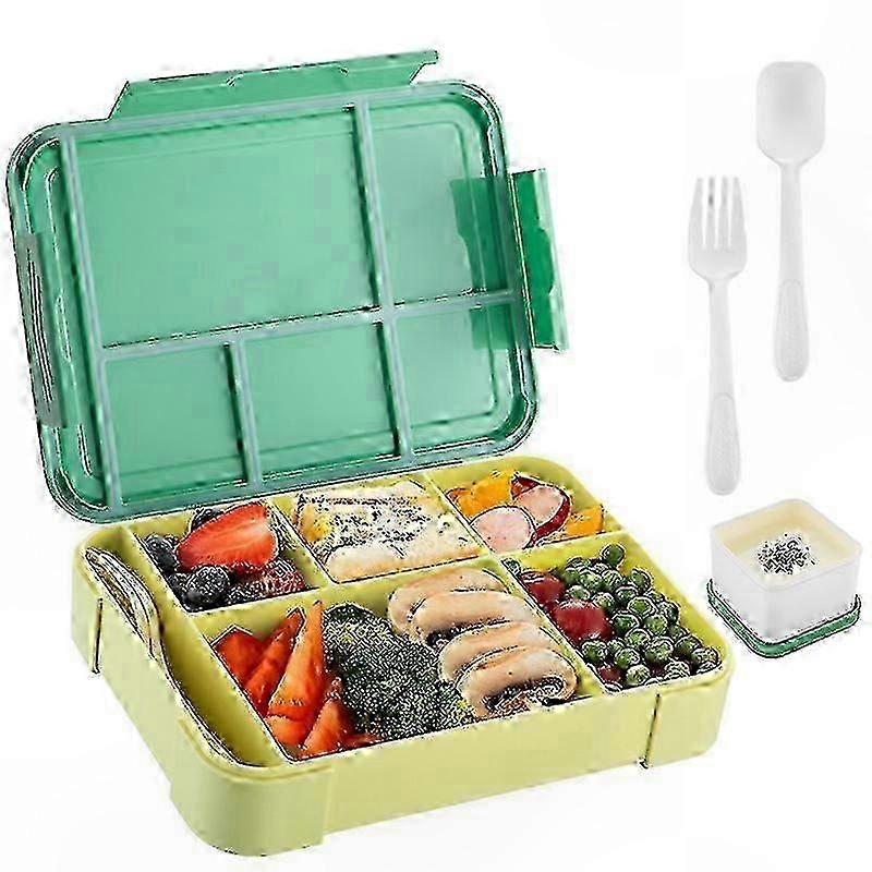 Microwave Safe Lunch Container with Removable Tray and Leak-proof Design for Easy Meal Separation