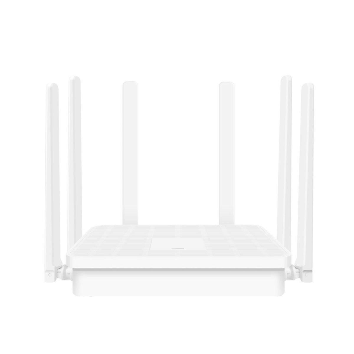 Dual Band Full Gigabit Router, High Speed Port with 6 High-Gain Antennas, Long Range Coverage(White)