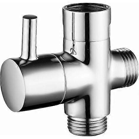 Solid Brass 3-Way Valve G1/2" Hand Shower Shower Components Universal Fitting,