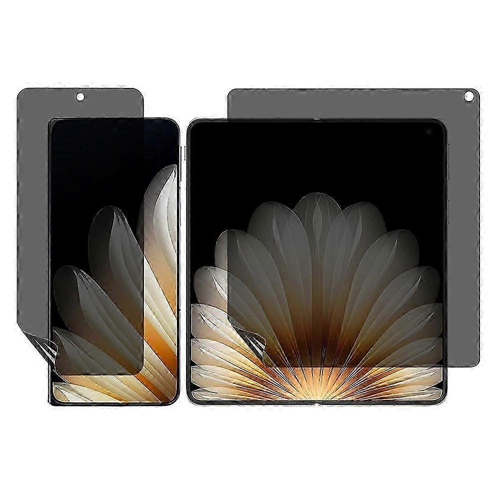 Compatible For Oppo Find N5 5G Anti-Spy Screen Protector PET Matte Front and Back Screen Filmg