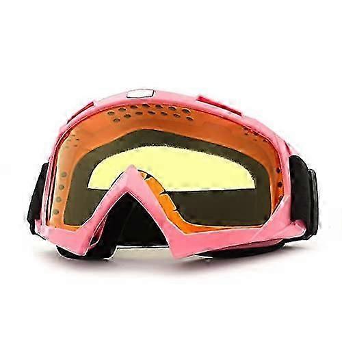 Motocross Goggles Off Road Motorcycle Goggles Polycarbonate Lens Anti-Fog Adjustable Strap Color 321 A10