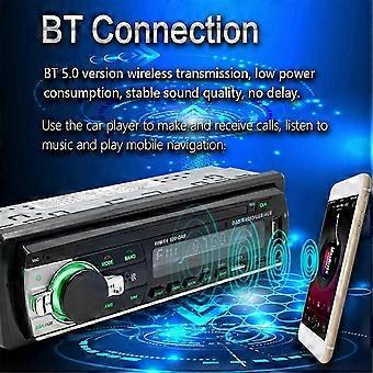 Radio + Auto MP3 Multimediaspeler -520 AM FM Audio Stereo Ontvanger 12V In-Dash 1Din Bluetooth