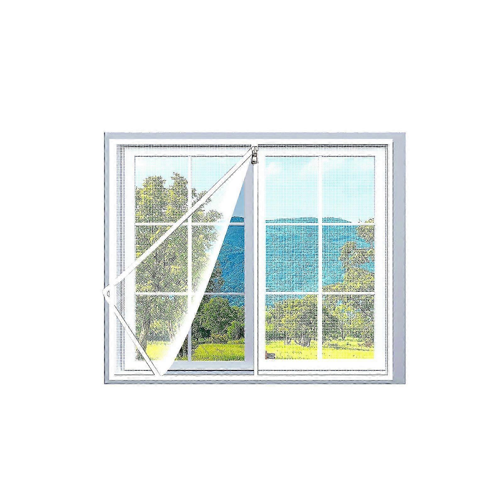 2025 Window Screen Adjustable Window Net Stainless Steel Wire Fine Mesh Screen Protector 39 X 47 Inches Window Frames With Mesh FAN1120