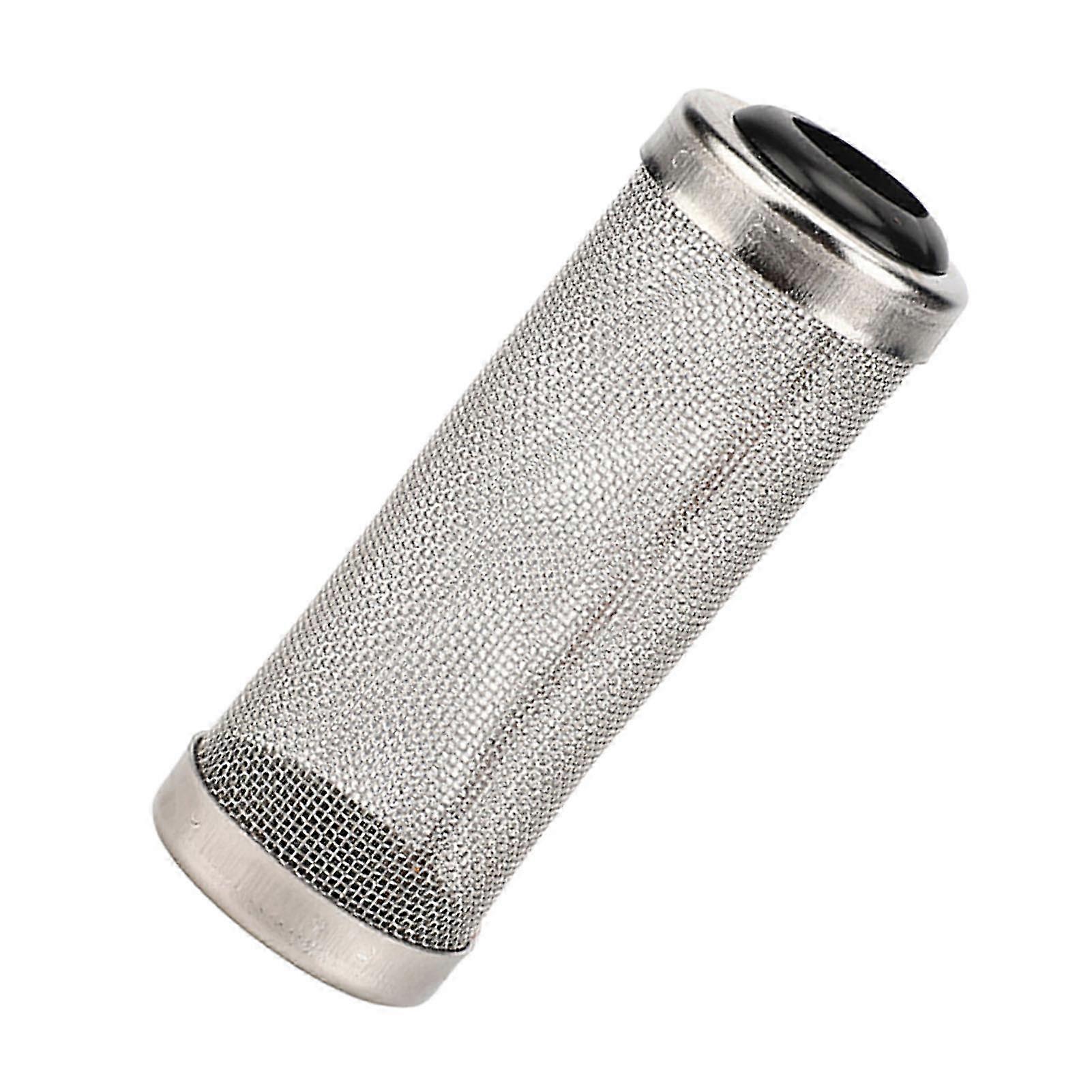 Aquarium Filter Guard Mesh 304 Stainless Steel Safe Fish Tank Shrimp Mesh Net for Aquarium Fish Tank Filtration Black Inner Diameter 12mm/0.47in (Smal