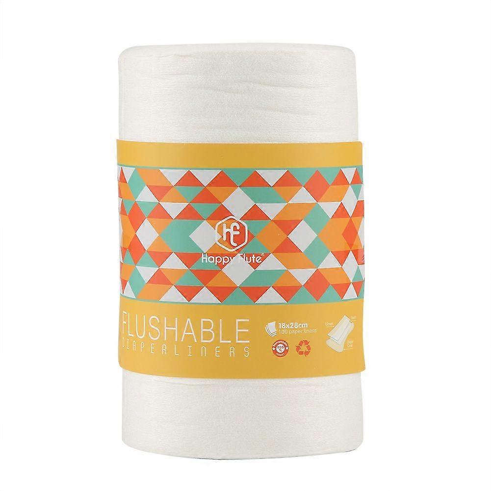 100pcs/roll Baby Disposable Diapers Biodegradable & Flushable Nappy Liners Cloth Diaper