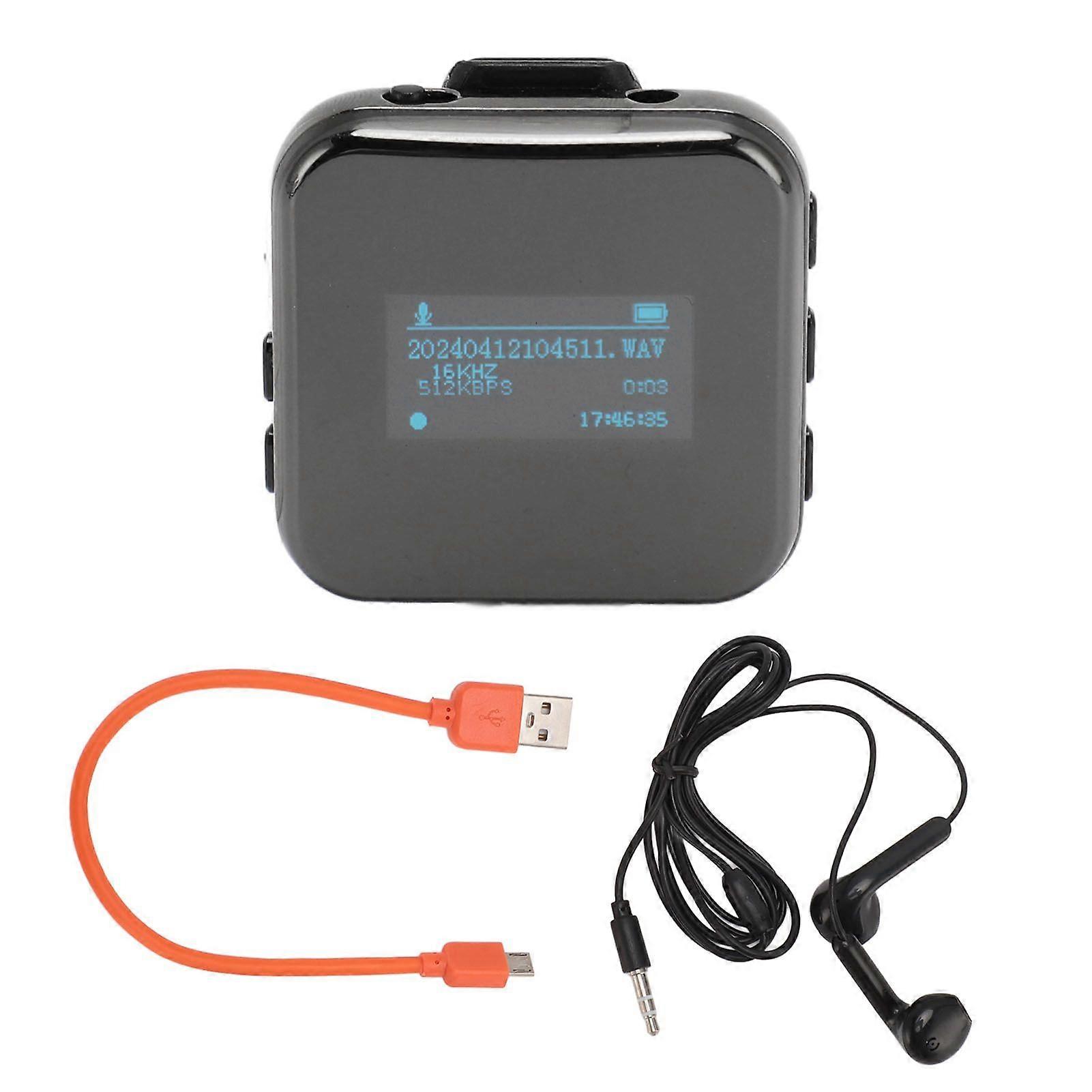 MP3 Player High Definition Noise Reduction HiFi Ebook Reader AI Sync Portable MP3 Music Player with Removable Clip 4G