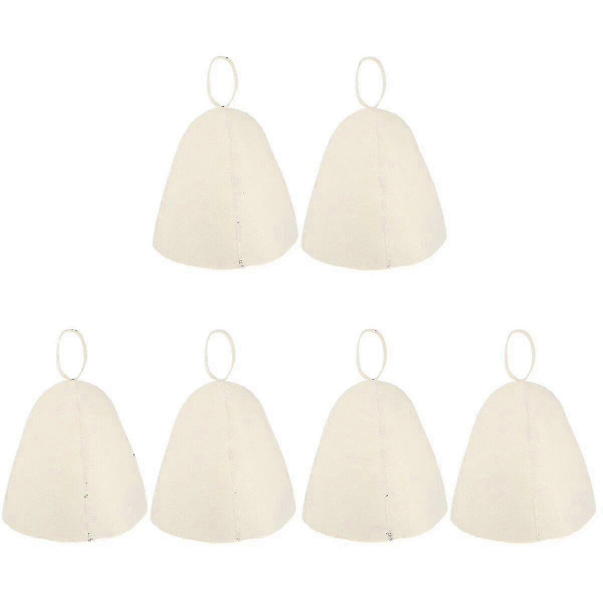 8 pcs thickened comfortable lightweight sauna bathing hat