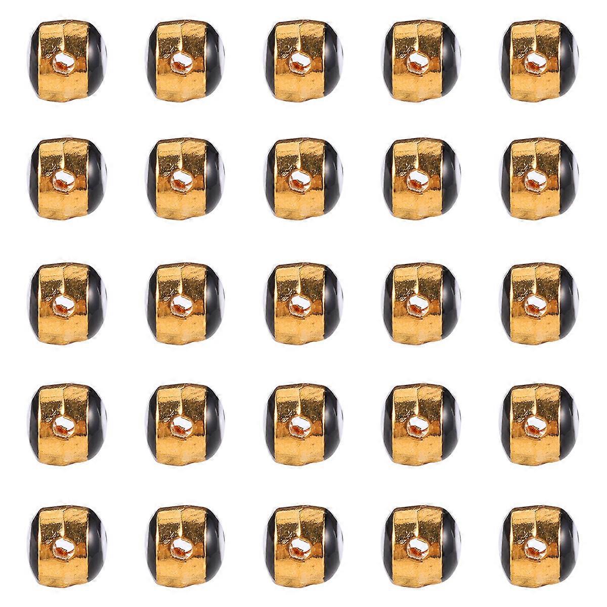 Alloy Evil Eye Bead for DIY Bracelet Making Halloween 100Pcs Set