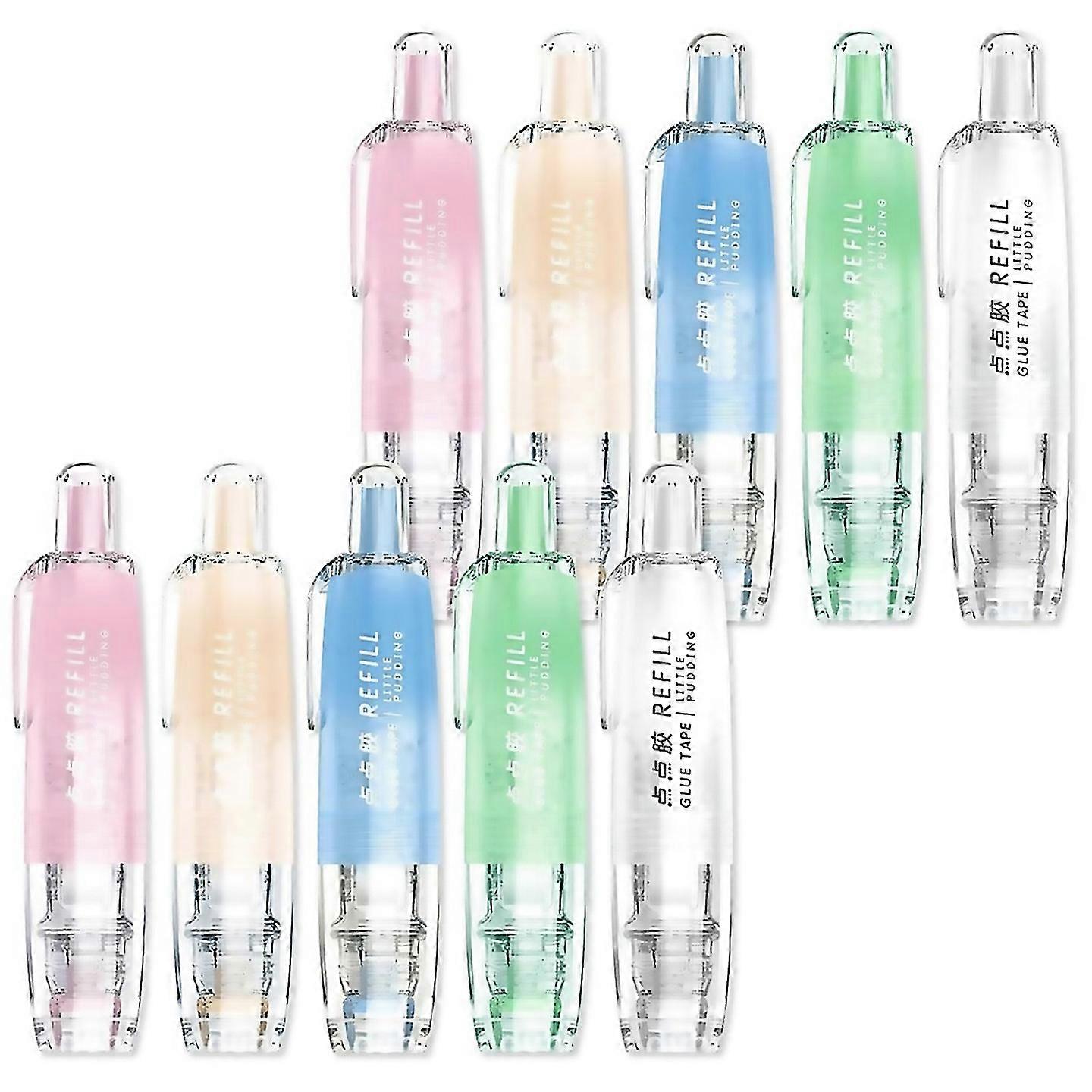 For 10 Pack Retractable Double Sided Tape Runner 023 Inch X 1640