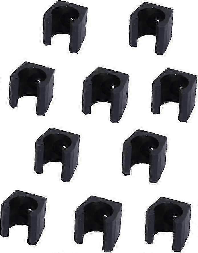 10-Piece Snooker Cue Clips Storage Holder Compact Clip Assortment for Pool Cue Racks