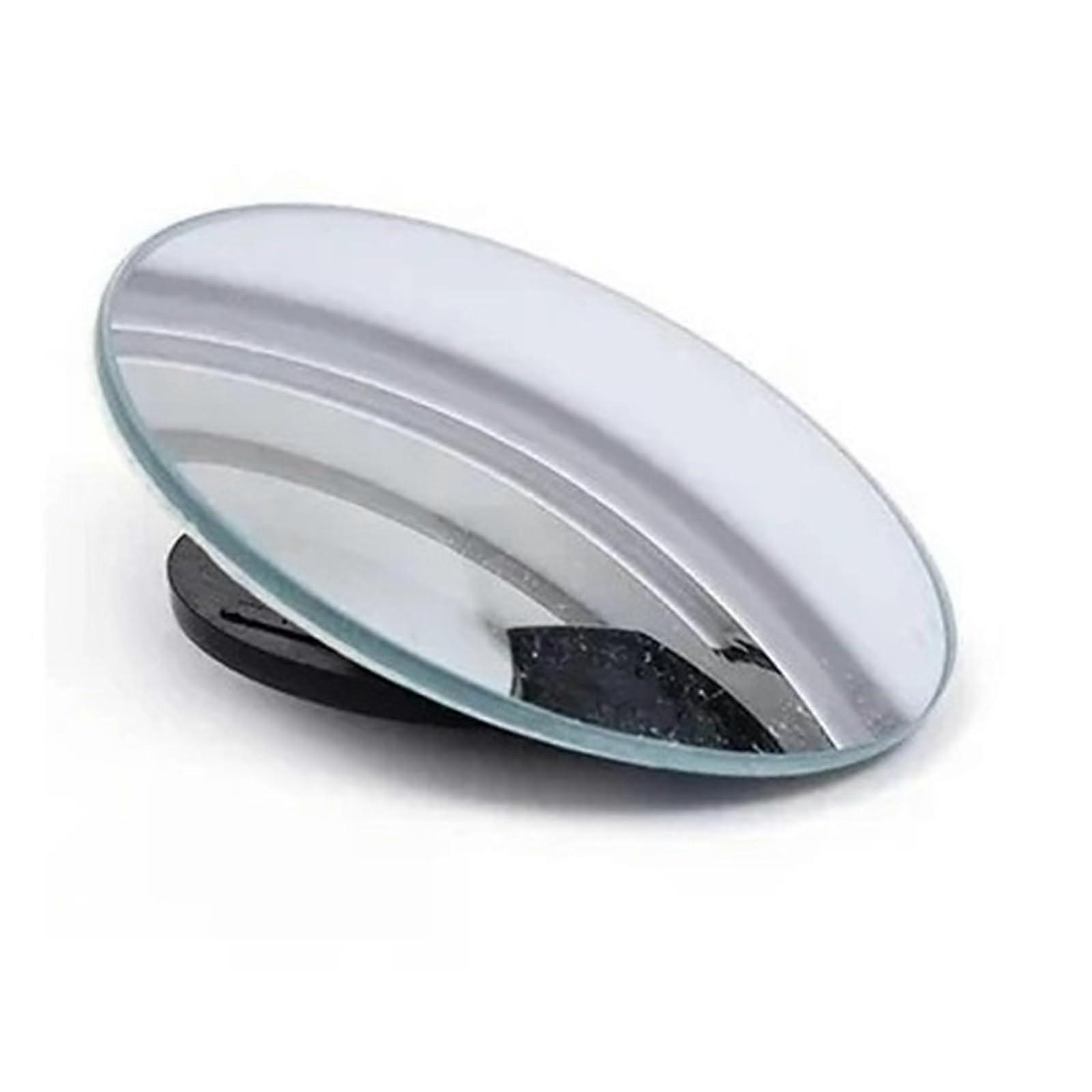 Side Wing Mirror Glass For Blind Spot Mirror Frameless Universal WideAngle Rearview Mirror Auto Motorcycle (2 Pcs)