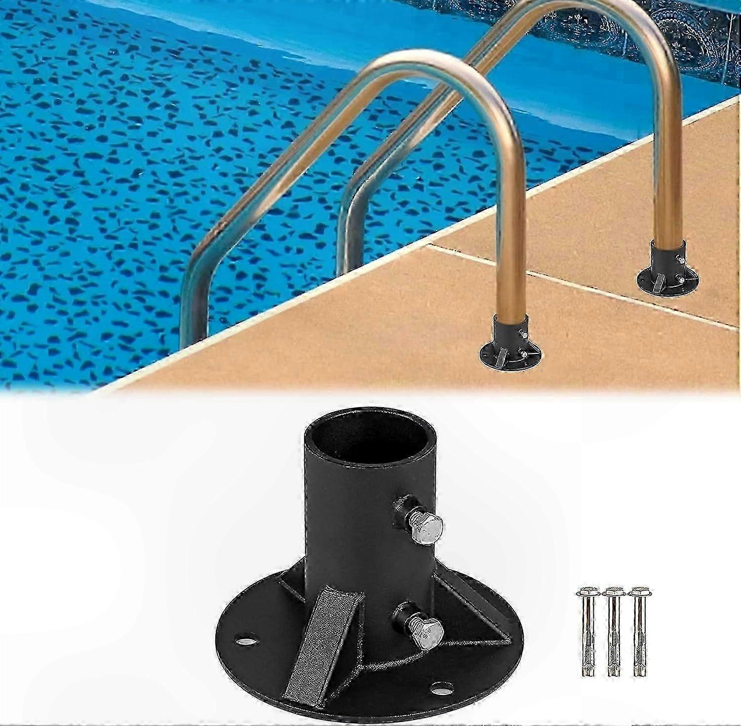 Stainless Steel Flange Mounting Kit for Pool Ladder Components