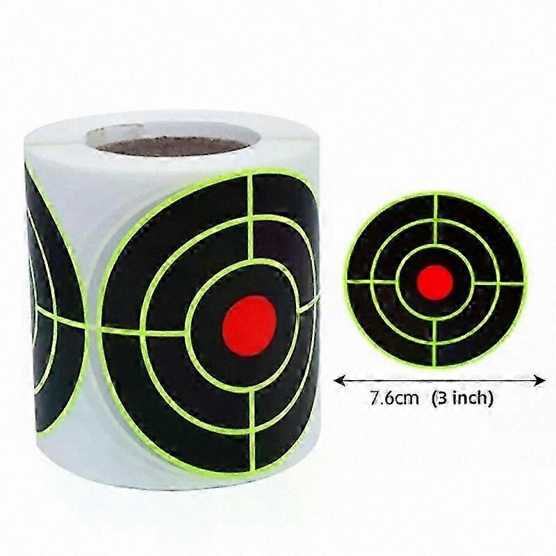 200-Pack Adhesive Targets, 76cm Reactive Splatter Stickers for Shooting Training and Practice