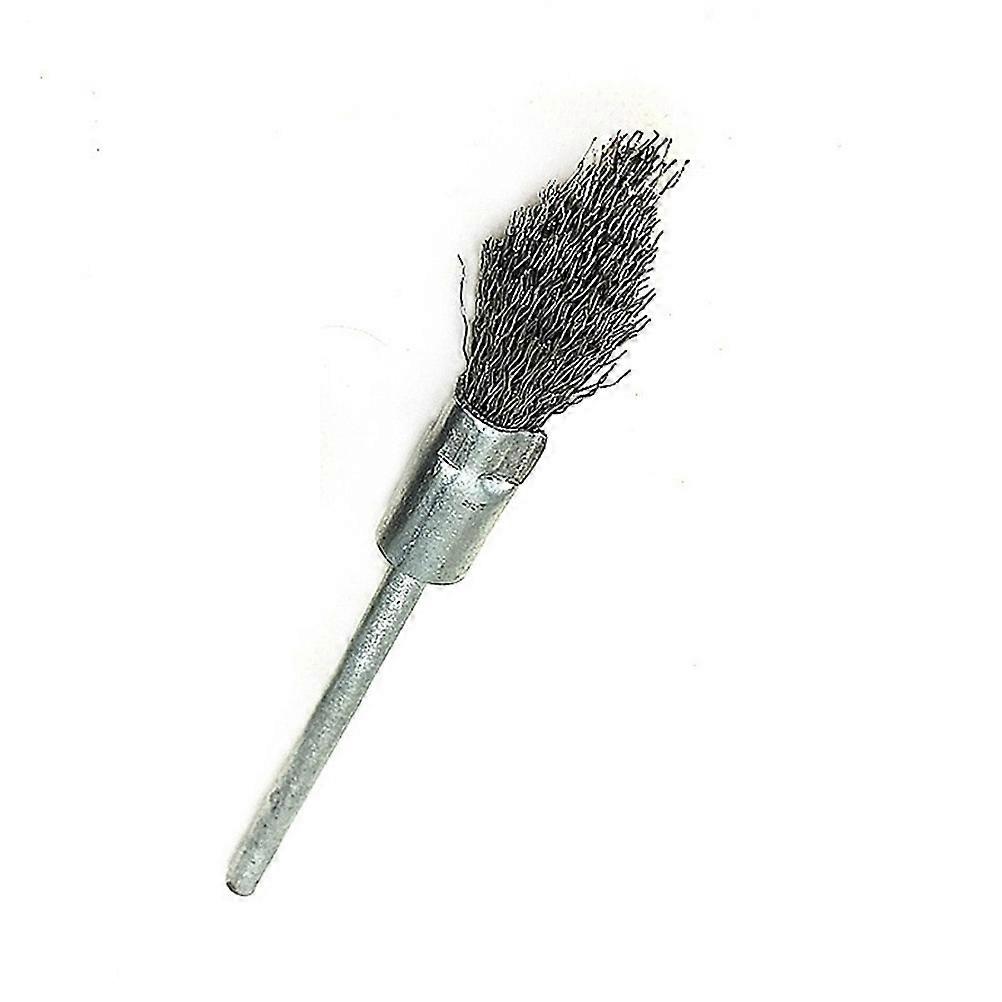 Wire Wheel Brush Handle Pyramid Shape Brush for Polishing Use 6mm