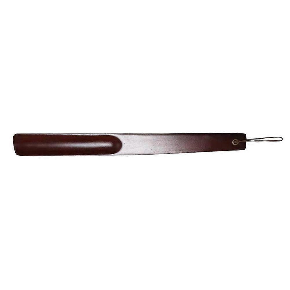 Assorted Color Wooden Shoehorn for Shoe Wearing with Long Handle 2Pcs