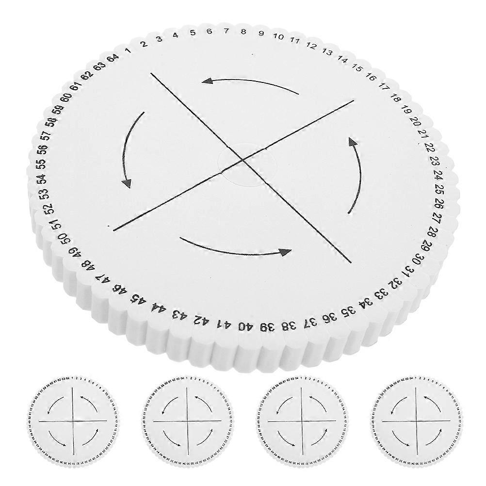 Round Bracelet Braiding Plate Tool for Craft with 25Pcs Kumihimo Disks