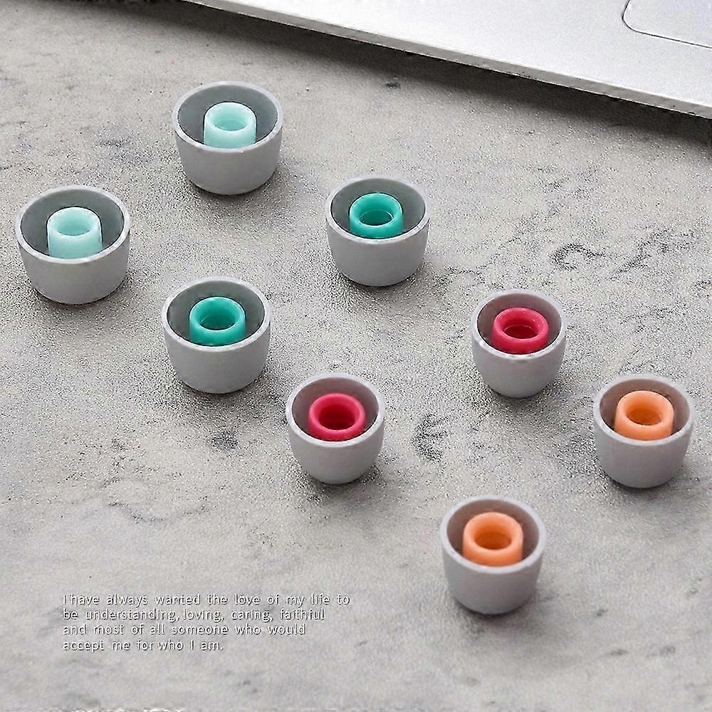 Soft Silicone Ear Tips 6-Pack for Wireless Earbuds, Compatible with Multiple Models, Replacement Accessory Parts