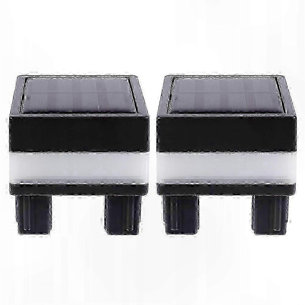 2025 Waterproof Solar Post Lights for Outdoor Use, 2-Pack