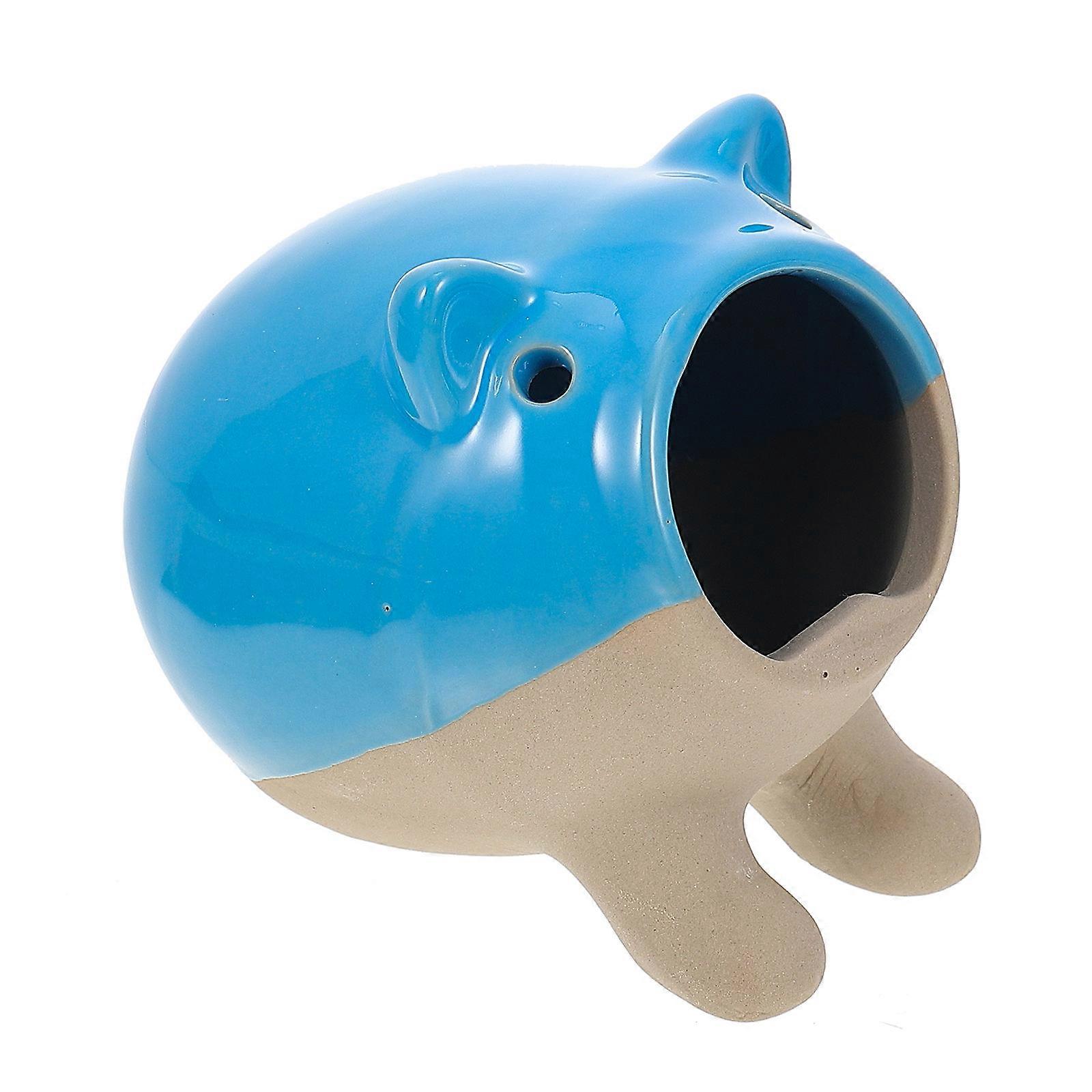 Animal-Shaped Hamster Hideout Cooling Hamster Nest for 4Pcs