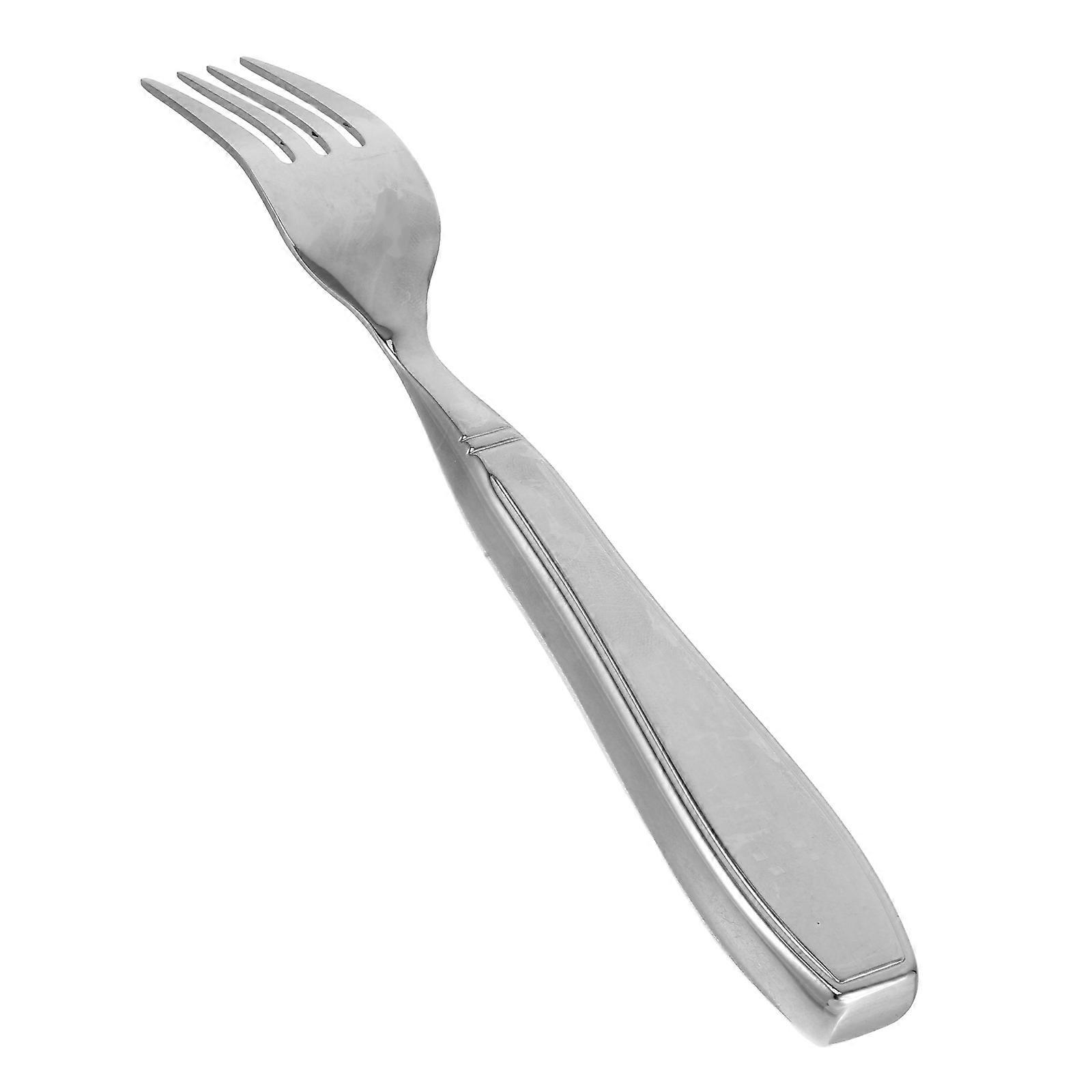 5Pcs Adaptive Fork Weighted Stainless Steel Utensils for Disabled Use