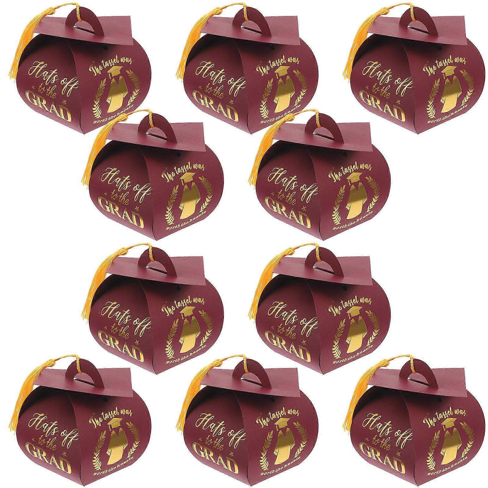Paper Graduation Candy Box for Decoration Multi Color 40Pcs Favors