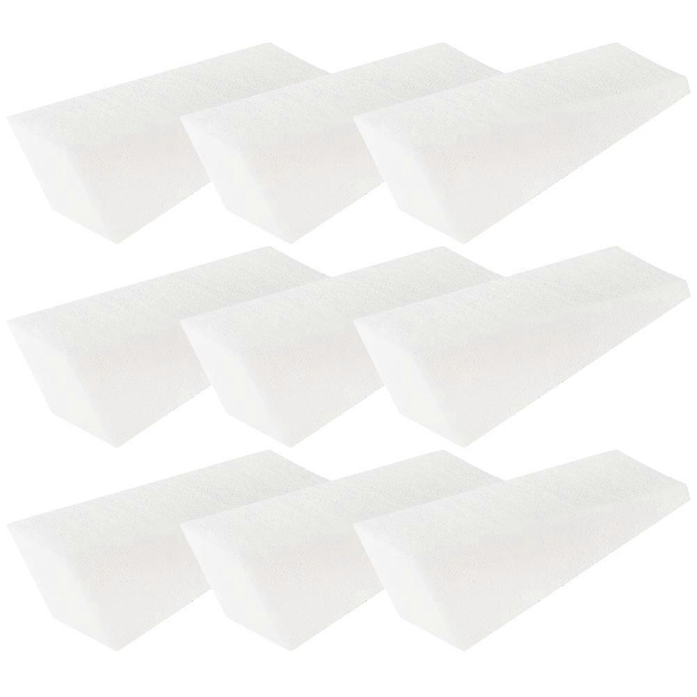Nail Art DIY Tool Triangle Sponge Stamper for Manicure 60Pcs White