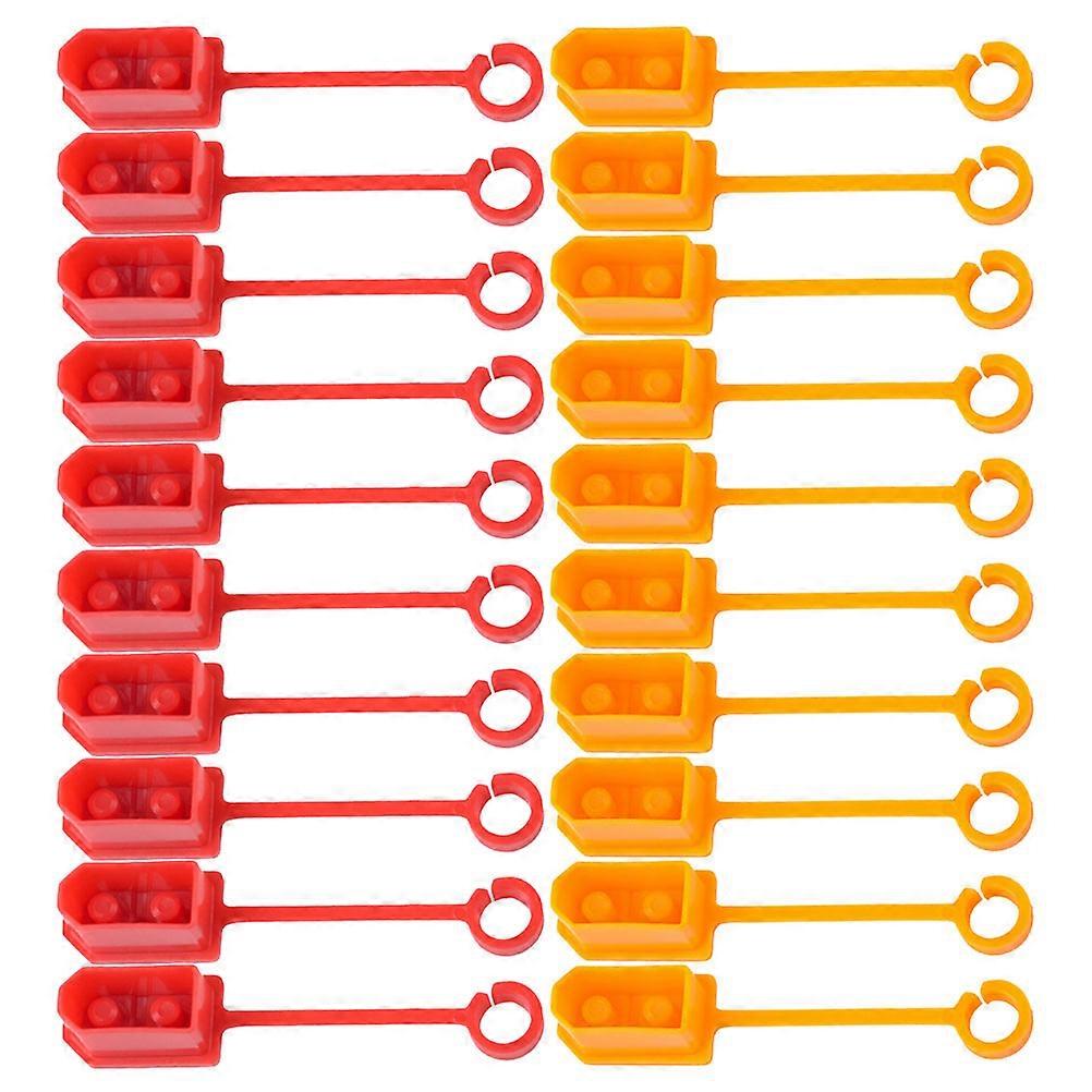 Plug Caps Protectors for Battery Plug 80Pcs Assorted Color