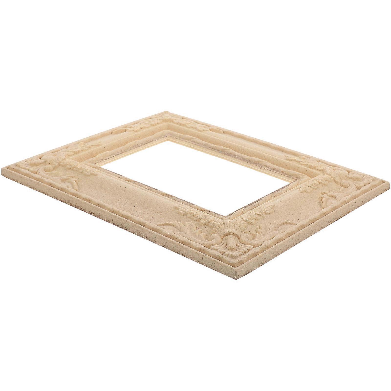 Wooden Picture Frame for Photo Display 5Pcs Beige Desktop Frame