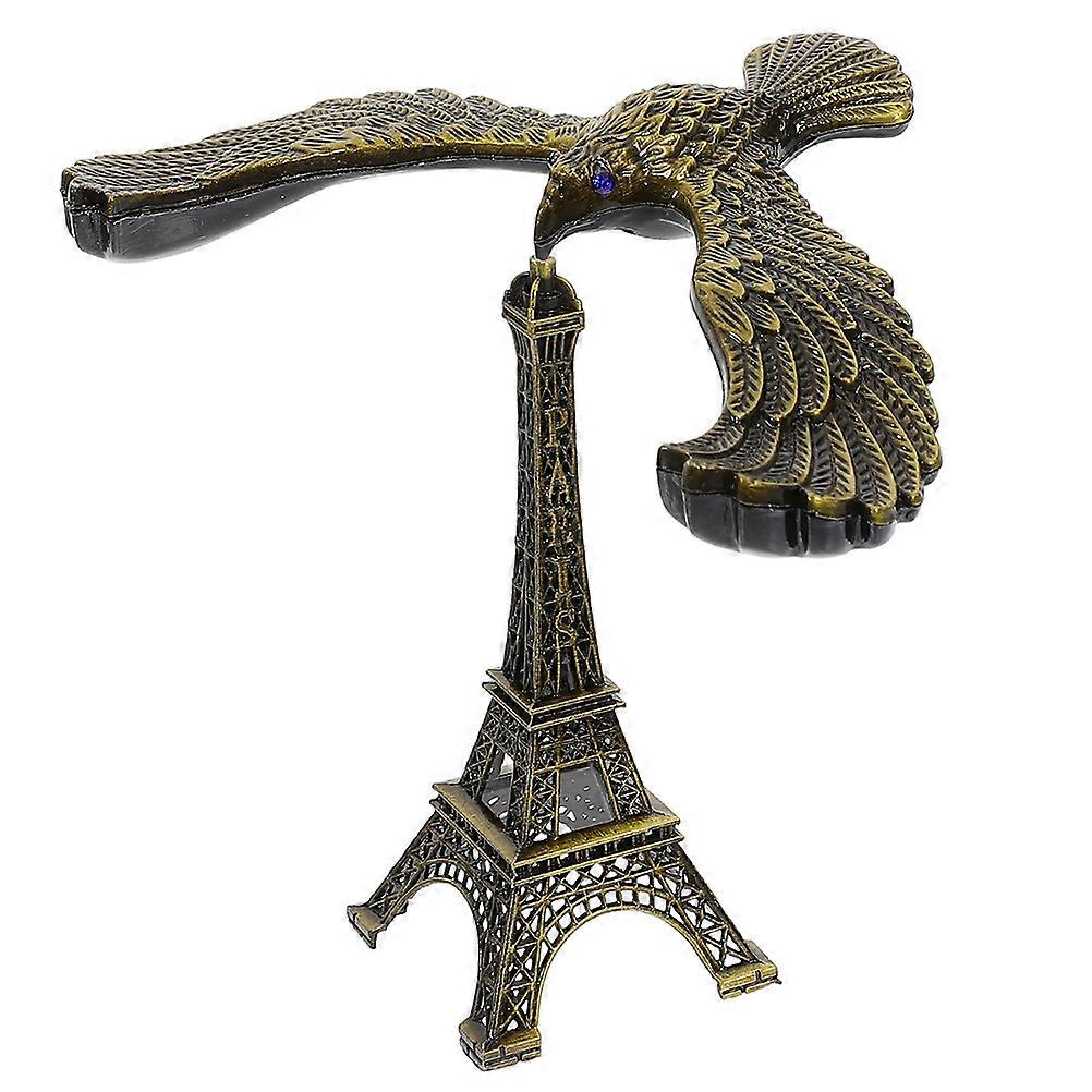 Mini Statue Alloy Bird Tabletop Decoration for Bookshelf and Office 3Pcs