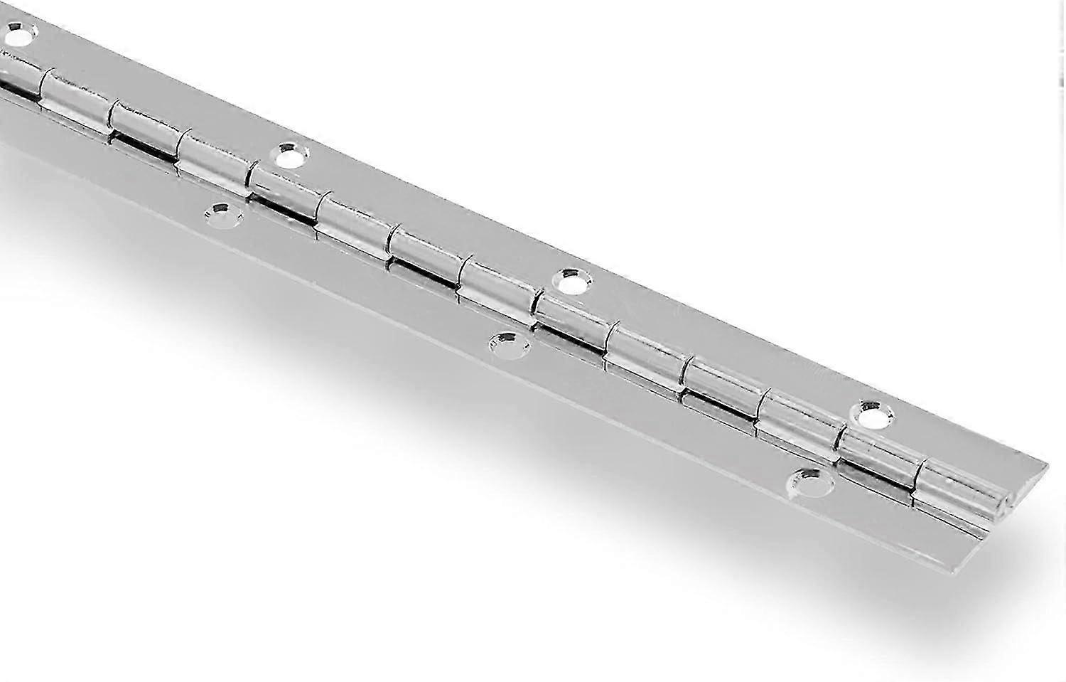 Continuous Hinge - Fixed Pin 48" x 1-1/2" Stainless Steel