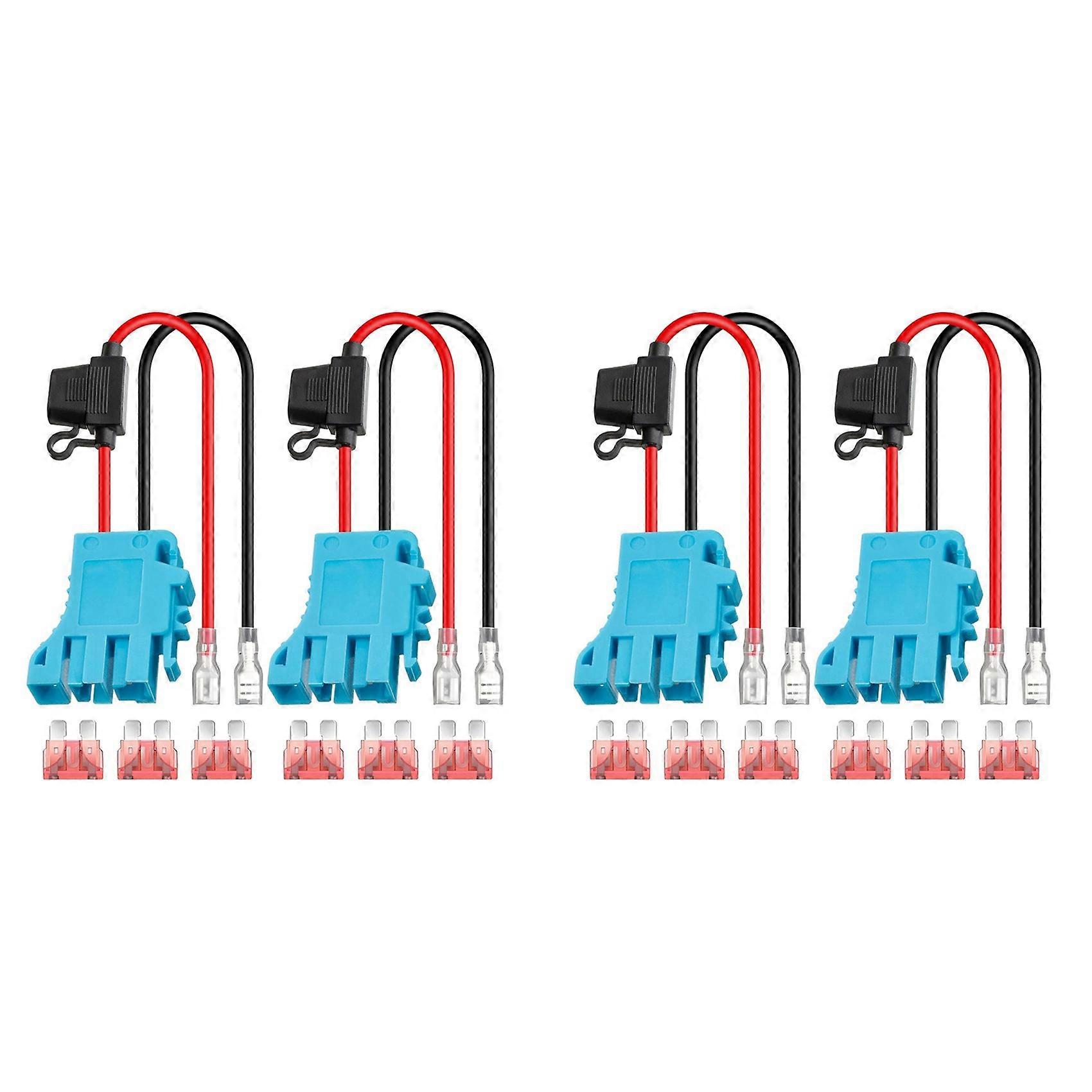 2Pack 12 AWG Wire Harness Connector Replacement with Fuse