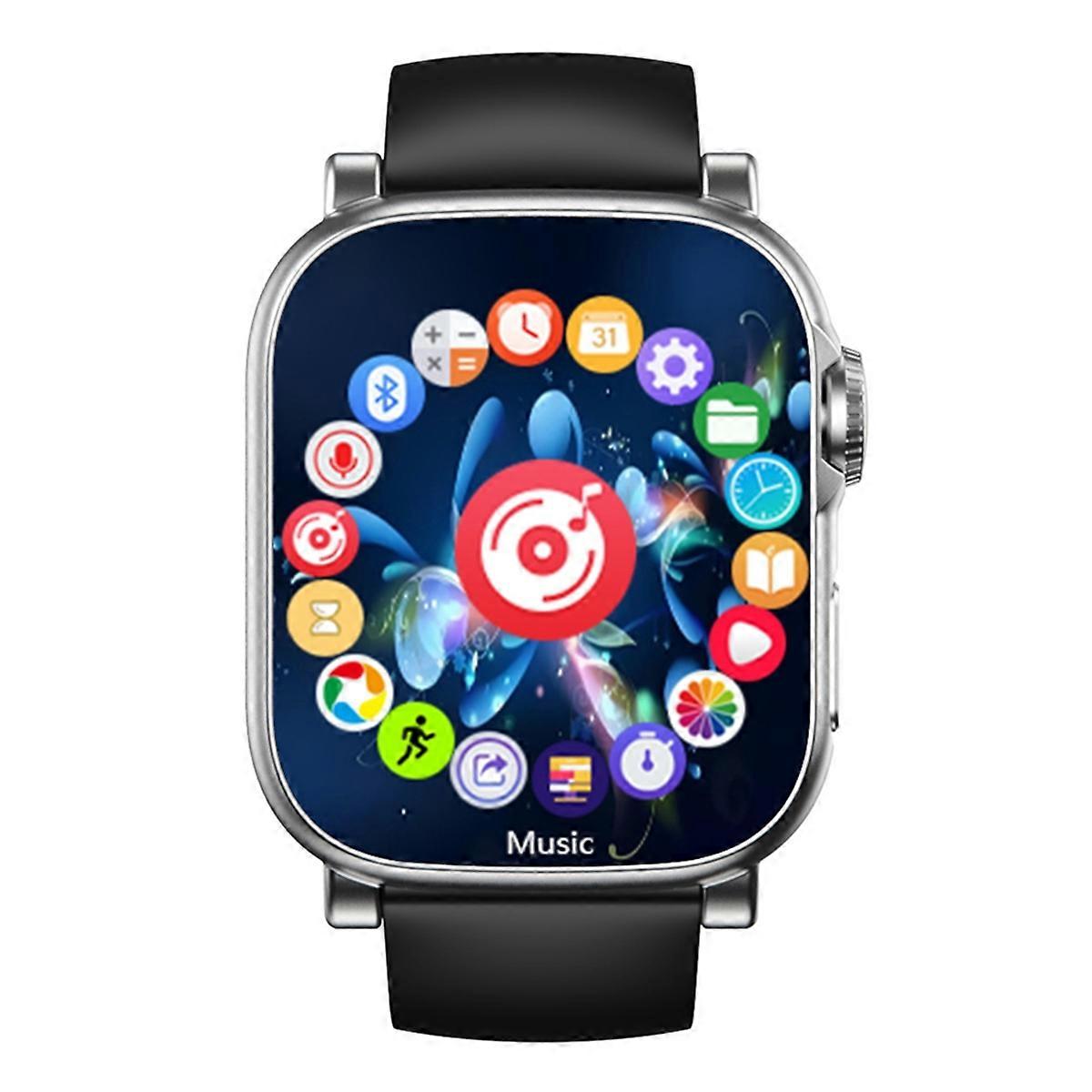 MP3 Player Watch BT 5.4 Touch Screen Music Player Built-in Speaker