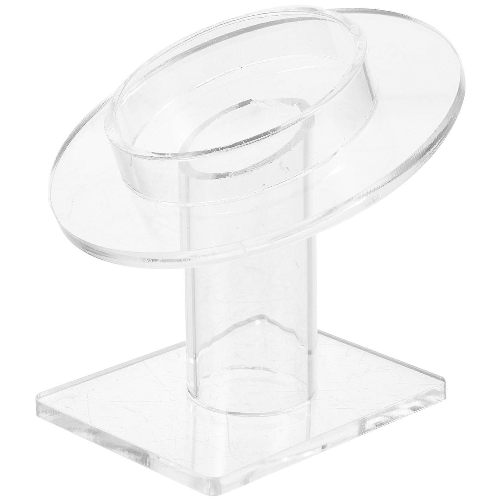 Acrylic Bracelet Holder for Display 2Pcs Transparent Beaded Bracelet Stand