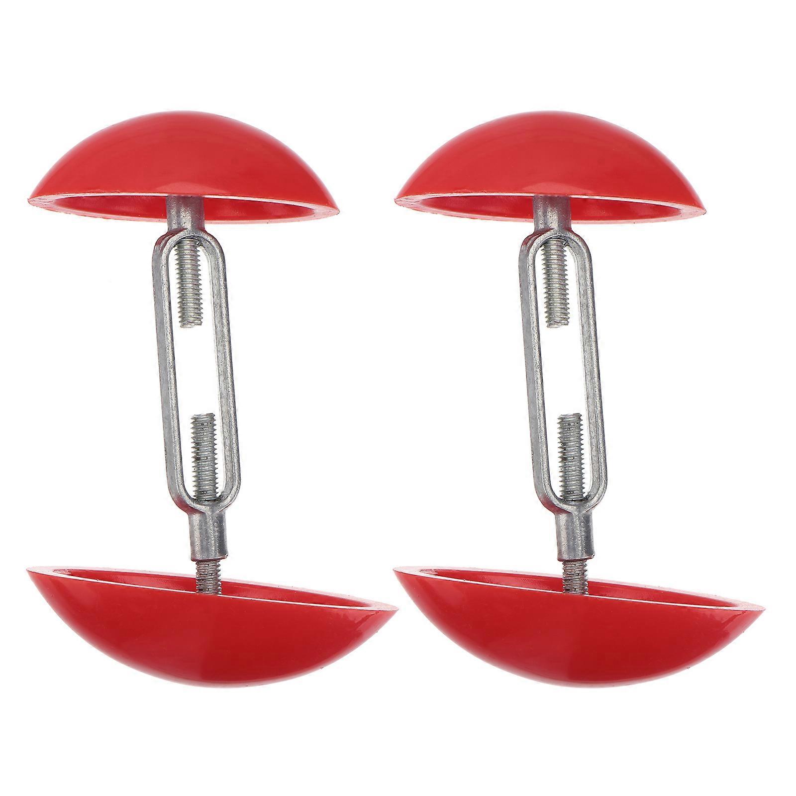 Shoe Stretchers 3Pairs Red Adjustable Mini Plastic Shoe Supports