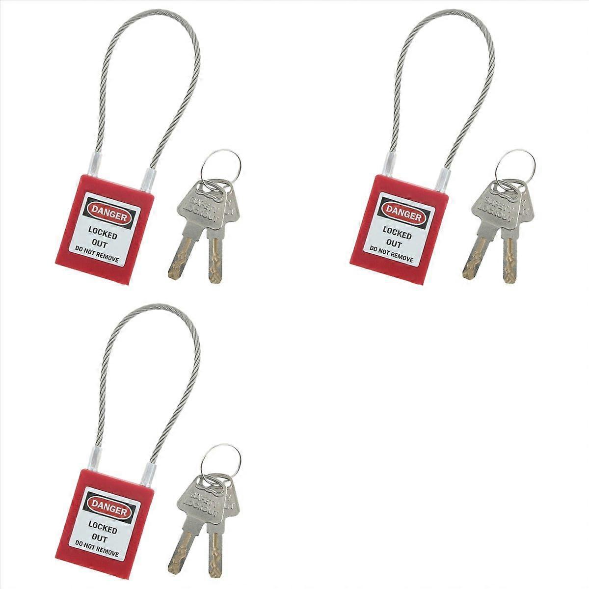 3X Engineering Safety Padlock Rope Long Beam Lockout Tag Out Isolation Lock Isolation Padlock Lockou