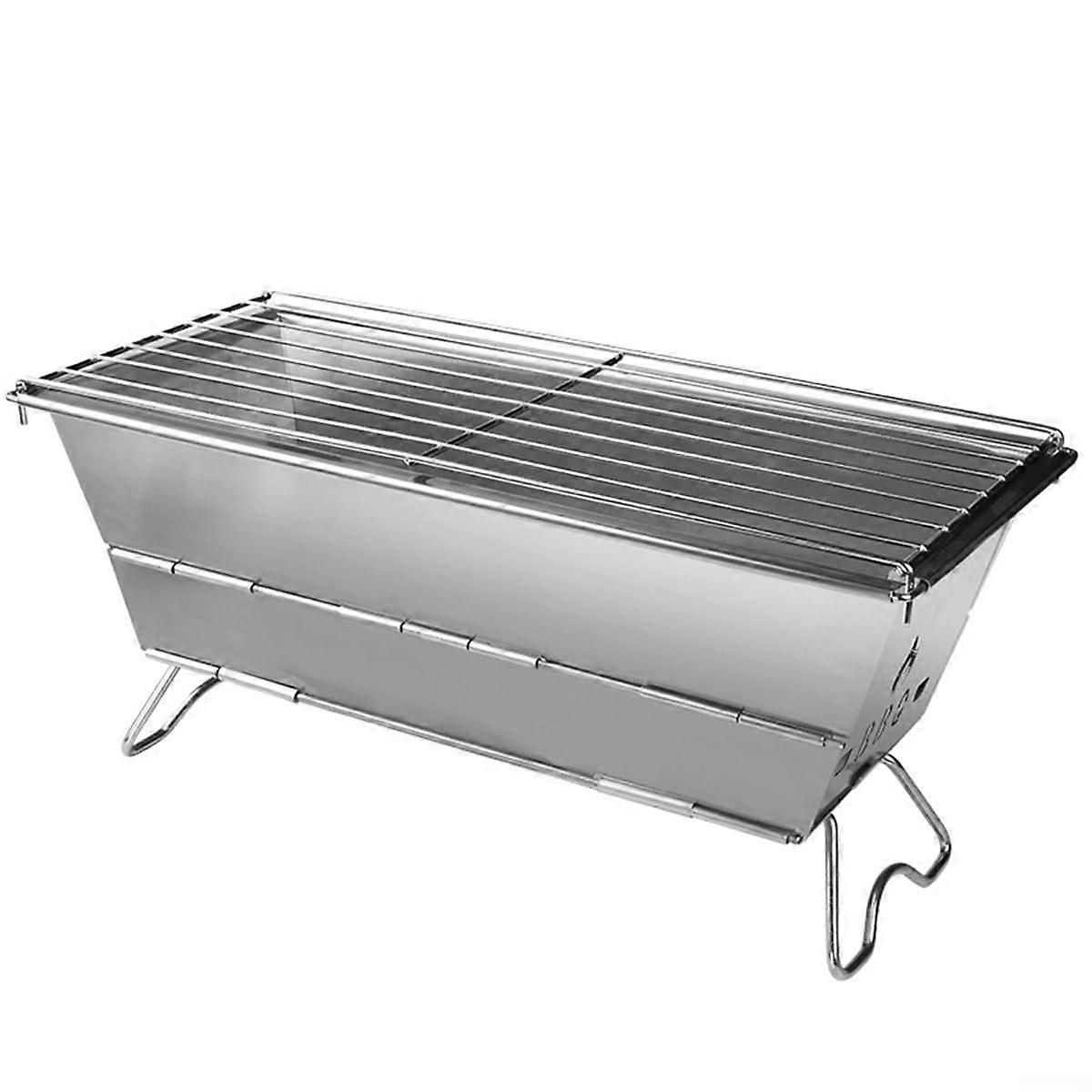 Portable Folding BBQ Grill For Campfires, Tailgating, And Outdoor Gatherings Compact Foldable Design