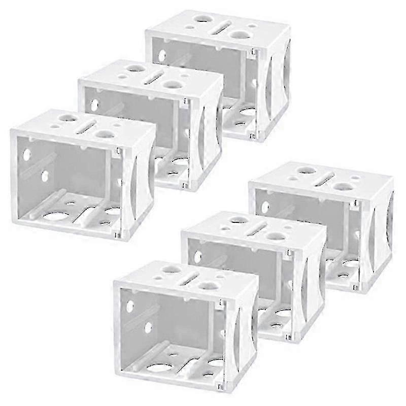 2025 6 Pcs Blinds Bracket End Cover Holder Box Mounting Bracket For Window Blinds p20241126782