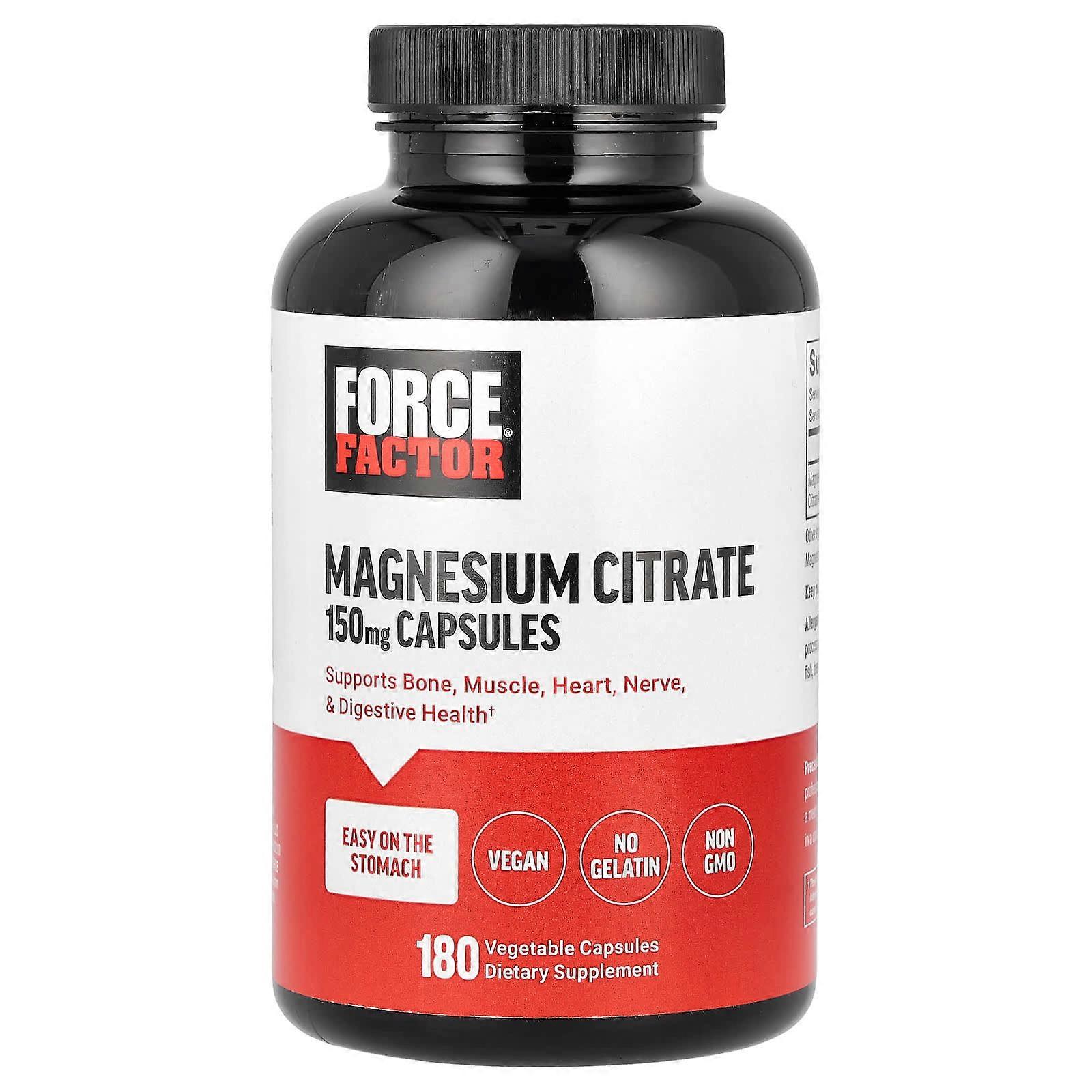 Magnesium Citrate, 150 mg, 180 Vegetable Capsules