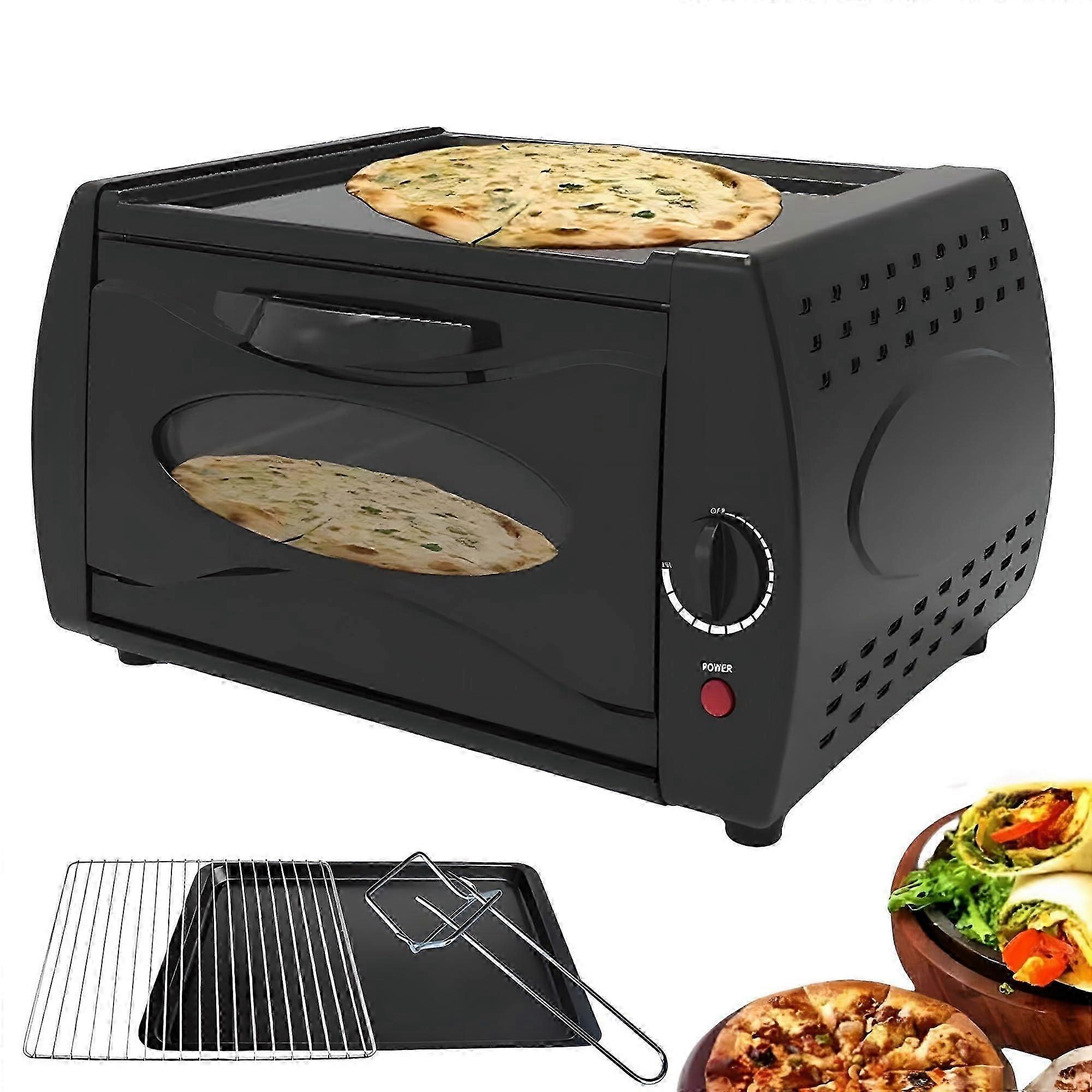 New Tandoor Oven Mini Pizza Maker 12l With Bake Tray Rack Handle For Chapati Roti Naan Lahmacun Manakish Cooking